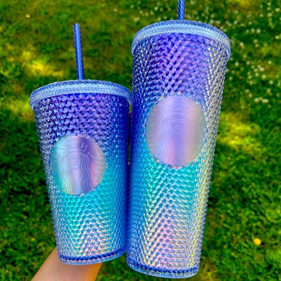 Starbucks Blue Bling Ombré Studded Set